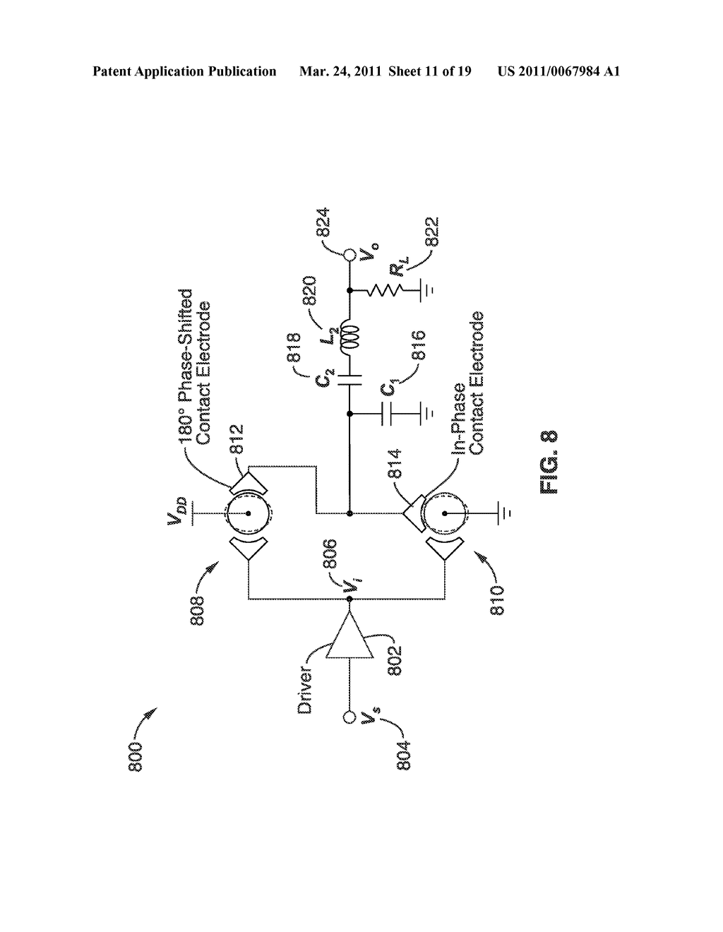 MICROELECTROMECHANICAL SYSTEM (MEMS) RESONANT SWITCHES AND APPLICATIONS FOR POWER CONVERTERS AND AMPLIFIERS - diagram, schematic, and image 12