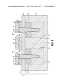 TRENCH-GENERATED TRANSISTOR STRUCTURES, FABRICATION METHODS, DEVICE STRUCTURES, AND DESIGN STRUCTURES diagram and image