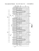 TRENCH-GENERATED TRANSISTOR STRUCTURES, FABRICATION METHODS, DEVICE STRUCTURES, AND DESIGN STRUCTURES diagram and image