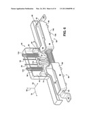 SLIDING CONSOLE WITH LOCK ASSEMBLY diagram and image