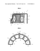 Molded motor diagram and image