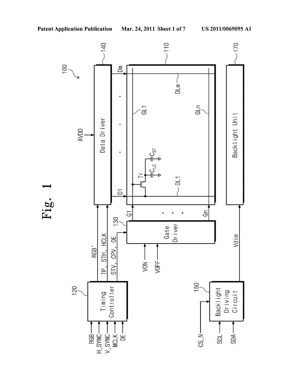DISPLAY APPARATUS AND METHOD OF DRIVING THE SAME - diagram, schematic, and image 02