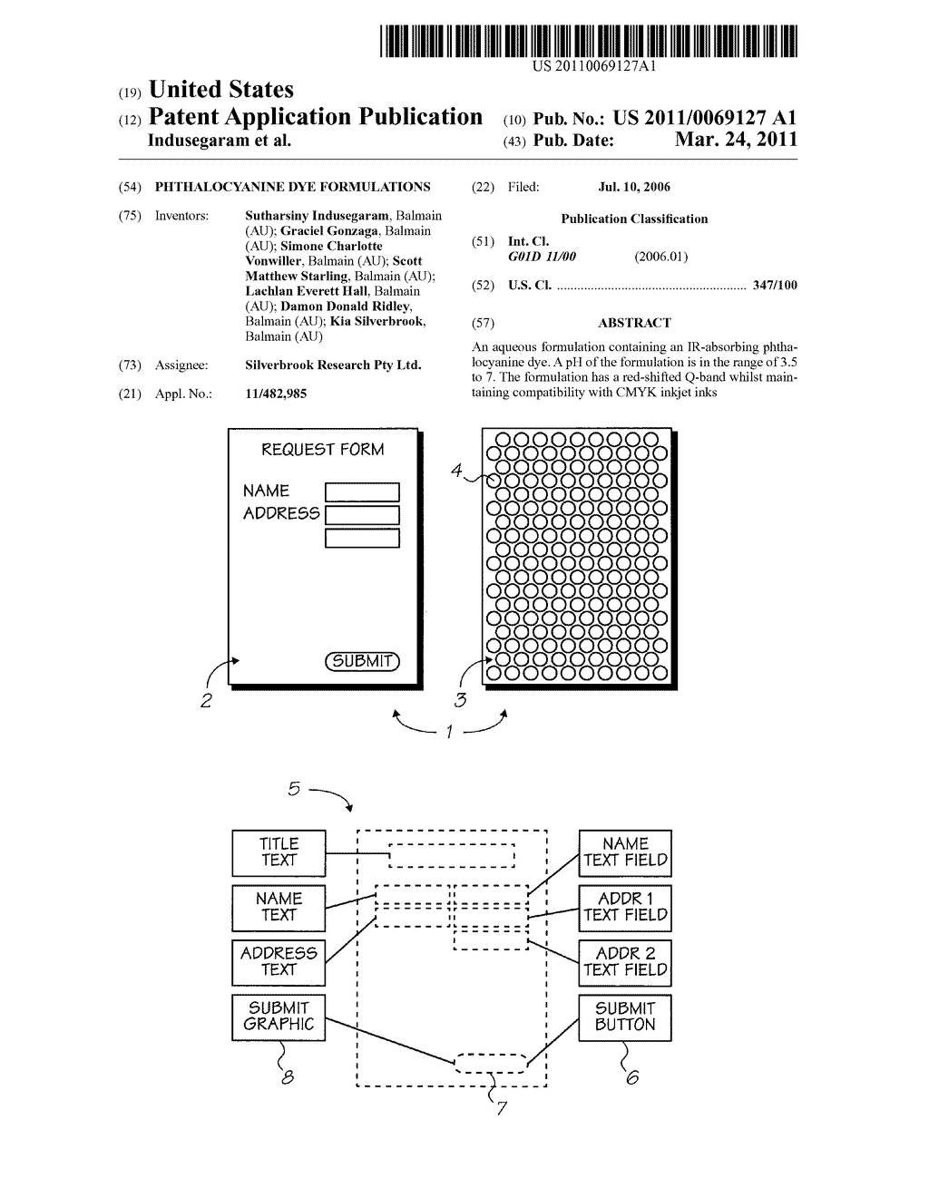 Phthalocyanine dye formulations - diagram, schematic, and image 01