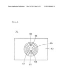 OPTICAL ELEMENT, OPTICAL HEAD, OPTICAL INFORMATION DEVICE AND METHOD OF CONTROLLING OPTICAL HEAD diagram and image