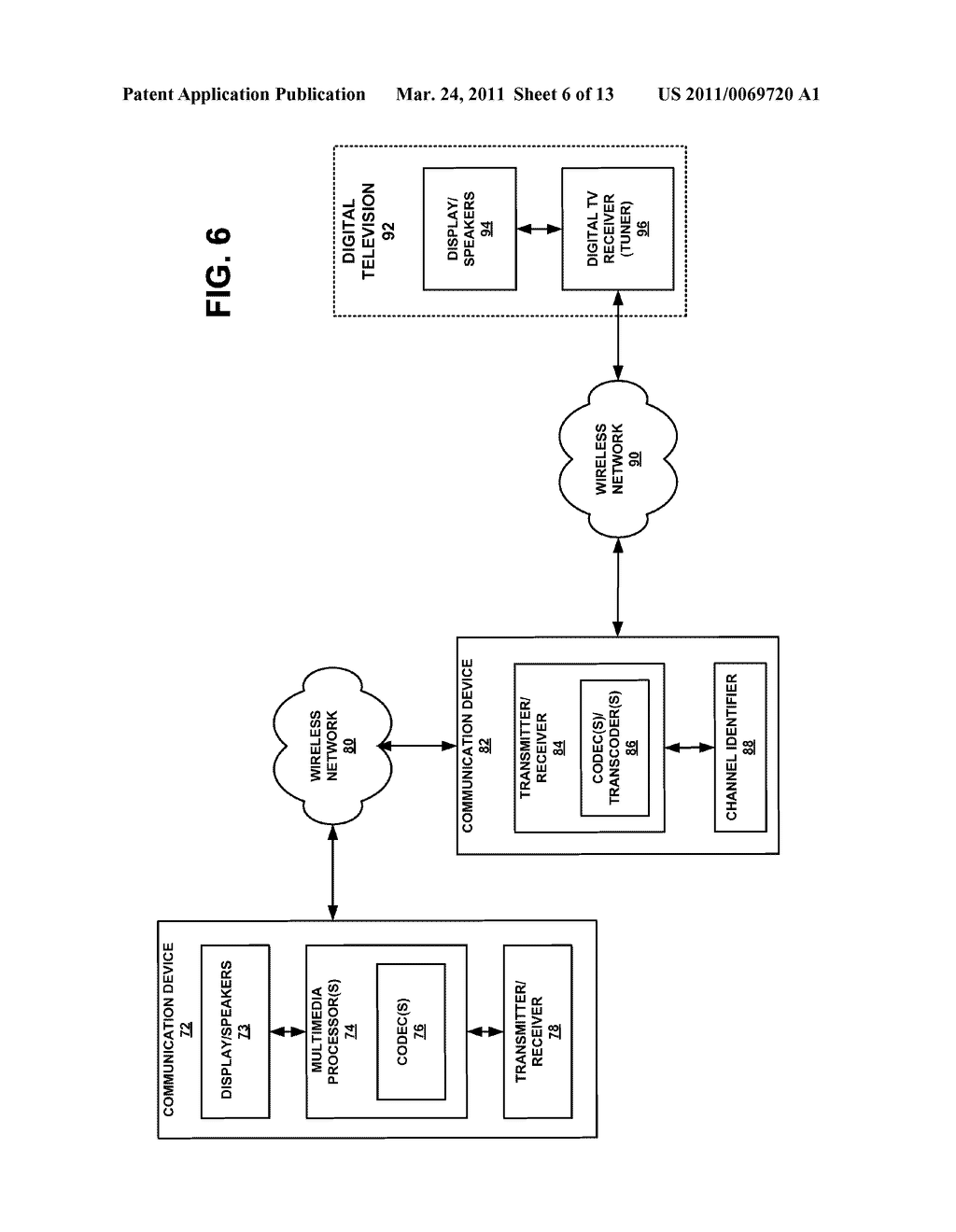 WIRELESS TRANSMISSION OF DATA USING AN AVAILABLE CHANNEL OF A SPECTRUM - diagram, schematic, and image 07