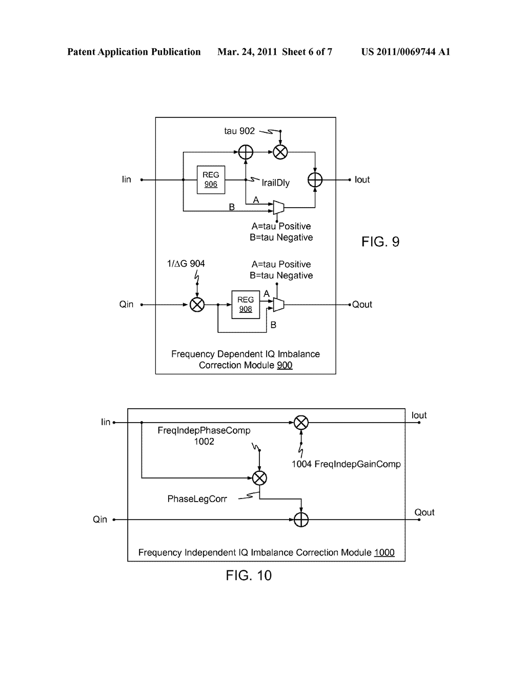 METHODS AND SYSTEMS TO COMPENSATE IQ IMBALANCE IN WIDEBAND ZERO-IF TUNERS - diagram, schematic, and image 07