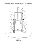 LOCKING CAP FOR A CONNECTOR-FASTENING SCREW diagram and image