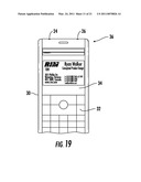 MOBILE WIRELESS COMMUNICATIONS DEVICE, METHOD AND SYSTEM USING MAGNETIC SENSOR AND ACTIVATED NFC CIRCUIT FOR ESTABLISHING COMMUNICATIONS BETWEEN MOBILE WIRELESS COMMUNICATIONS DEVICES diagram and image