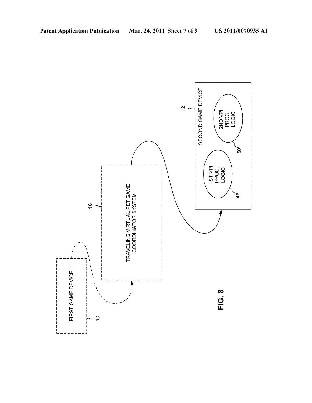 TRAVELING VIRTUAL PET GAME SYSTEM - diagram, schematic, and image 08