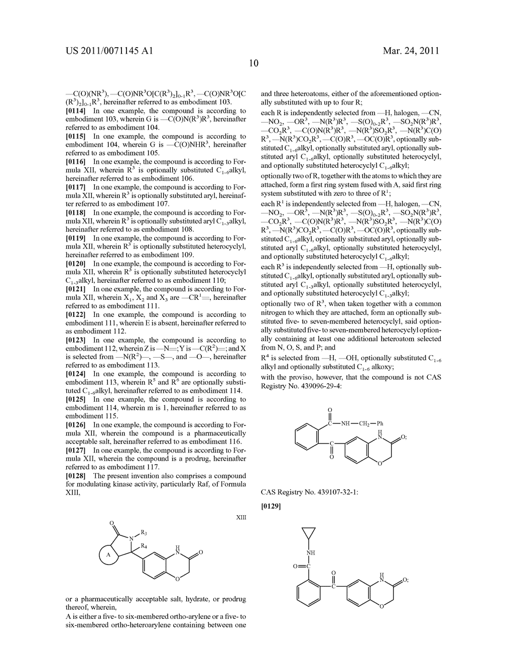 Raf Modulators And Methods Of Use - diagram, schematic, and image 11