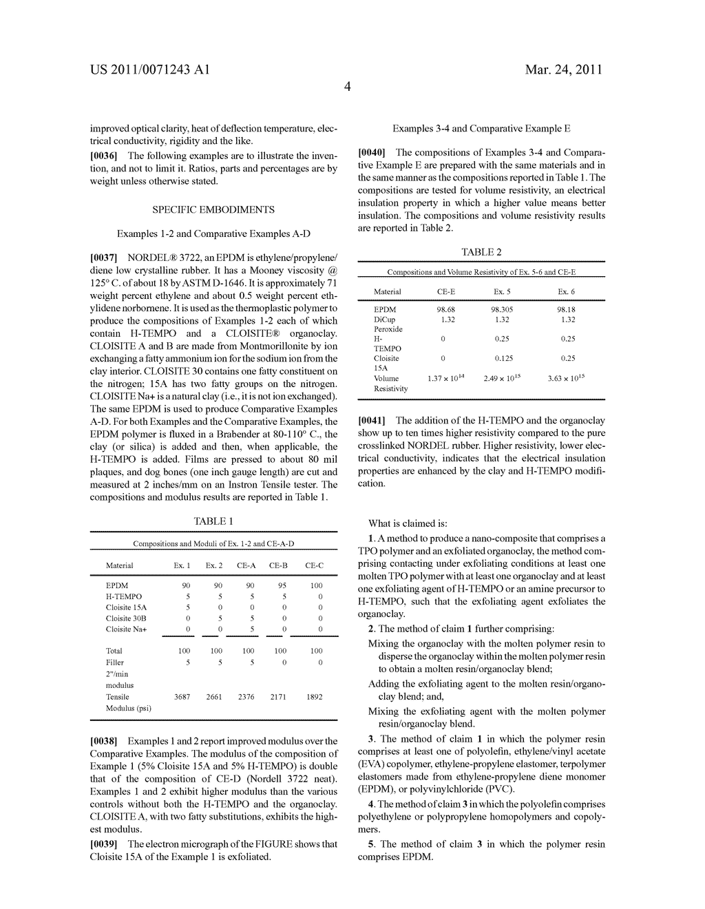 Method for Exfoliating Organoclay to Produce a Nanocomposite - diagram, schematic, and image 06