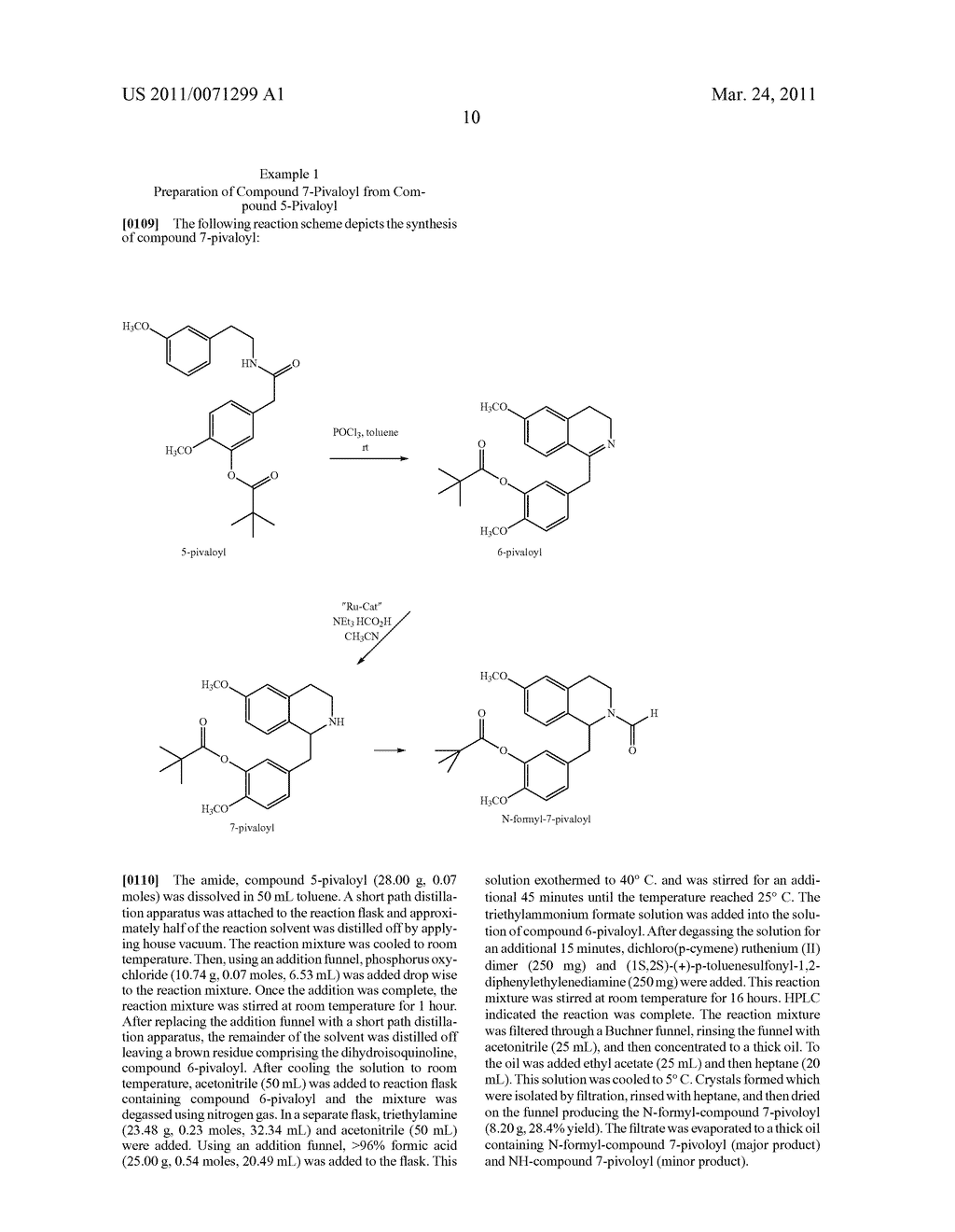 One-Pot Preparation of Hexahydroisoquinolines from Amides - diagram, schematic, and image 11