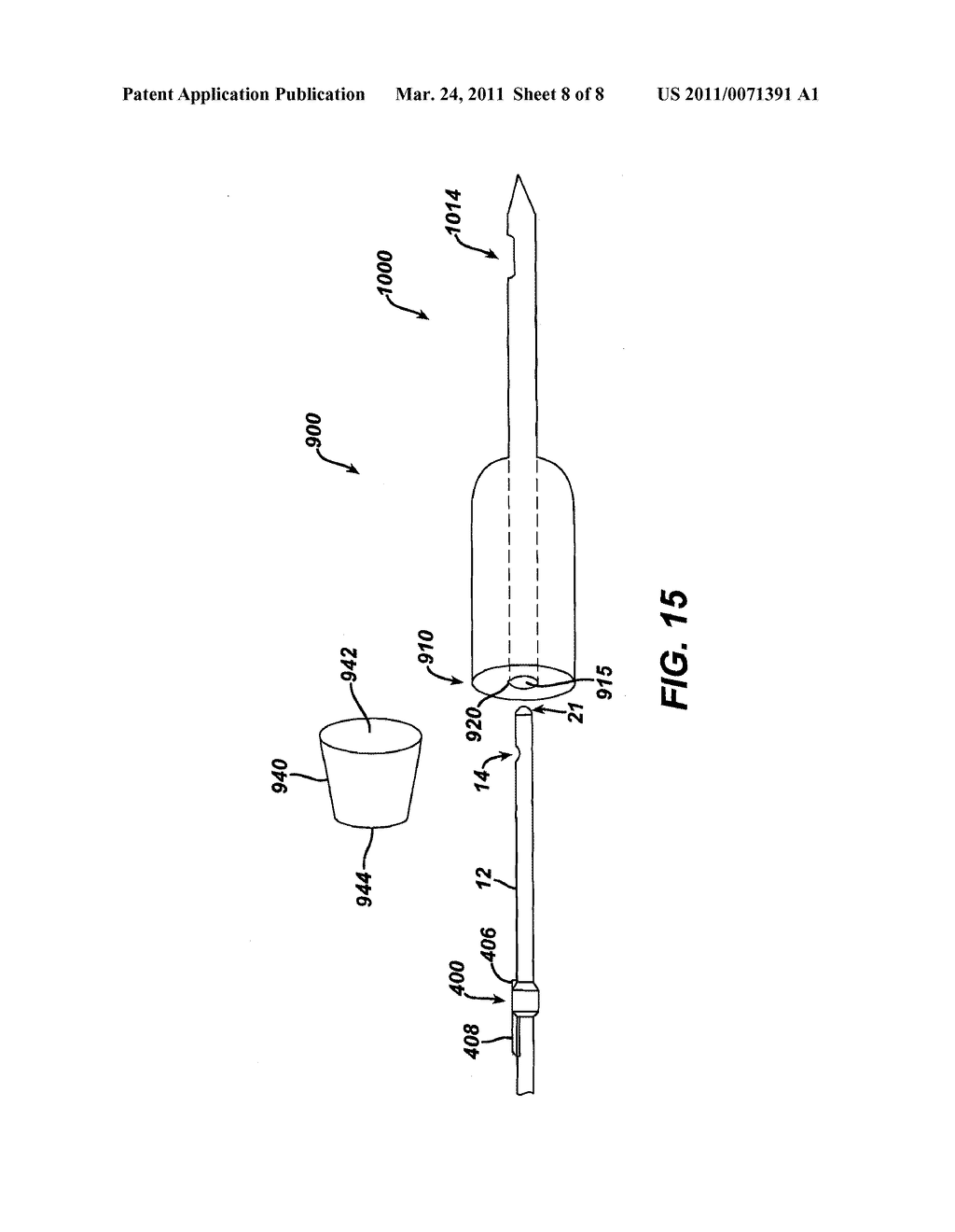 BIOPSY MARKER DELIVERY DEVICE WITH POSITIONING COMPONENT - diagram, schematic, and image 09