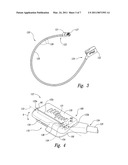 COUPLINGS FOR IMPLANTED LEADS AND EXTERNAL STIMULATORS, AND ASSOCIATED SYSTEMS AND METHODS diagram and image