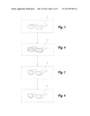 Method And The Associated Mechanism For 3-D Simulation Stored-Image Database-Driven Spectacle Frame Fitting Services Over Public Network diagram and image