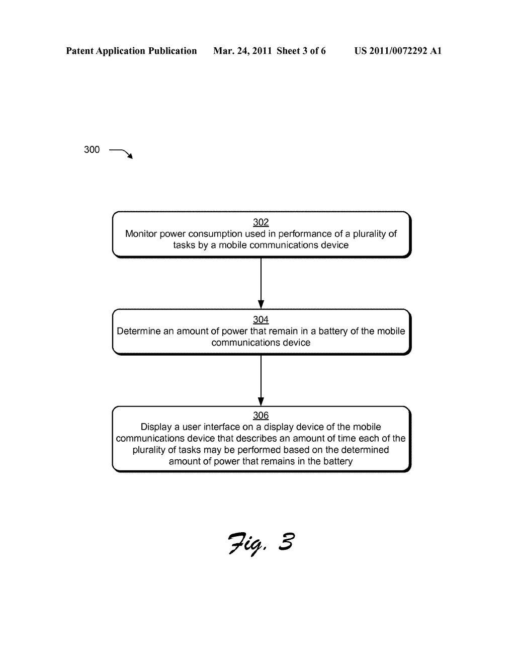 POWER MANAGEMENT OF A MOBILE COMMUNICATIONS DEVICE - diagram, schematic, and image 04