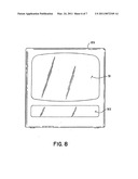 User manipulation of video feed to computer screen regions diagram and image