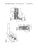 SYSTEM FOR GRIPPING A CYLINDER CONDUCTING INK IN A PRINTING PRESS diagram and image