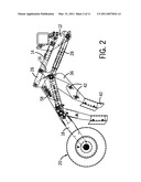 PRESCISION HOE OPENER WITH SWING LINK BETWEEN CYLINDER AND SHANK diagram and image