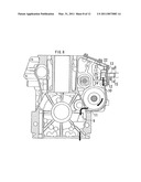 BLOW-BY GAS RECIRCULATING APPARATUS FOR AN ENGINE diagram and image