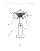 Patio Heater Side Heat Director diagram and image