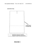 Flipable / compartmentalized middle insert for fashion bag diagram and image