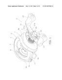 FISHING REEL HANDLE ASSEMBLY diagram and image