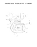 FISHING REEL HANDLE ASSEMBLY diagram and image