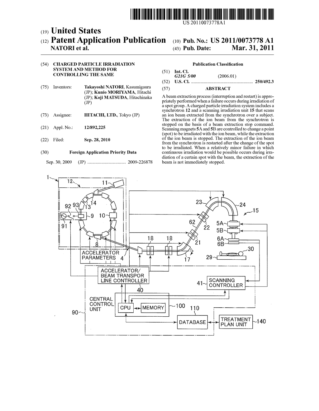 CHARGED PARTICLE IRRADIATION SYSTEM AND METHOD FOR CONTROLLING THE SAME - diagram, schematic, and image 01
