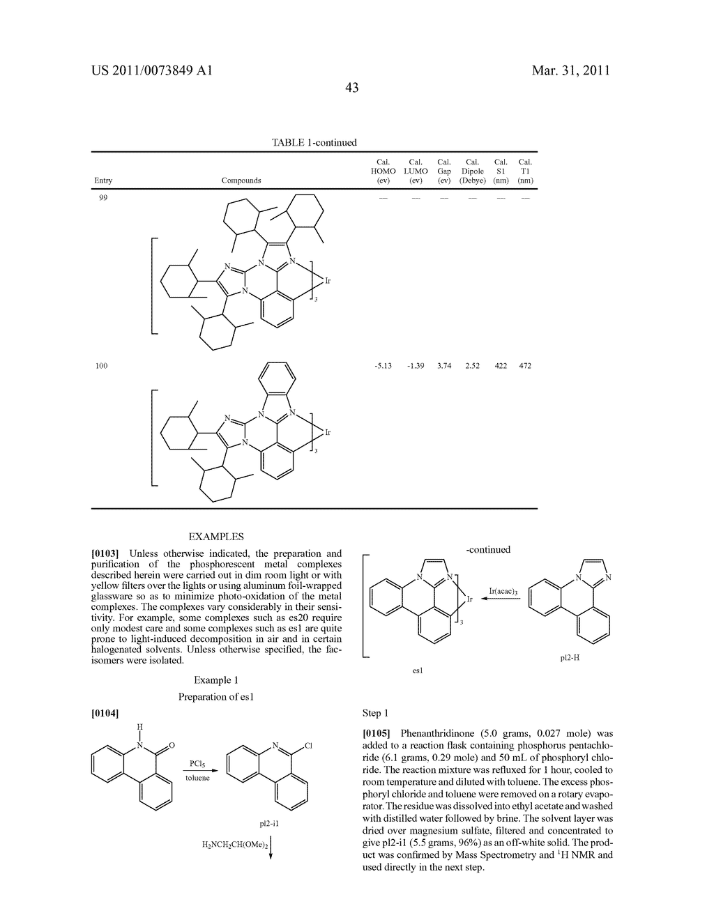 METAL COMPLEXES OF CYCLOMETALLATED IMIDAZO[1,2-f ]PHENANTHRIDINE AND DIIMIDAZO[1,2-a:1',2'-c ]QUNIAZOLINE LIGANDS AND ISOELECTRONIC AND BENZANNULATED ANALOGS THEREOF - diagram, schematic, and image 59