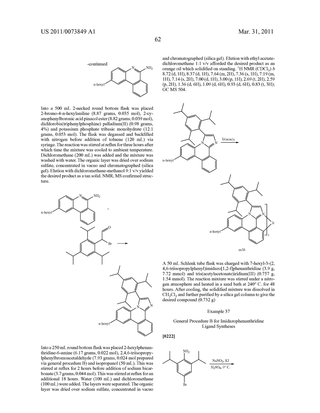 METAL COMPLEXES OF CYCLOMETALLATED IMIDAZO[1,2-f ]PHENANTHRIDINE AND DIIMIDAZO[1,2-a:1',2'-c ]QUNIAZOLINE LIGANDS AND ISOELECTRONIC AND BENZANNULATED ANALOGS THEREOF - diagram, schematic, and image 78