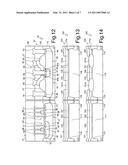 INTEGRATED DEVICE WITH RAISED LOCOS INSULATION REGIONS AND PROCESS FOR MANUFACTURING SUCH DEVICE diagram and image