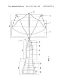External beam delivery system using catadioptric objective with aspheric surfaces diagram and image
