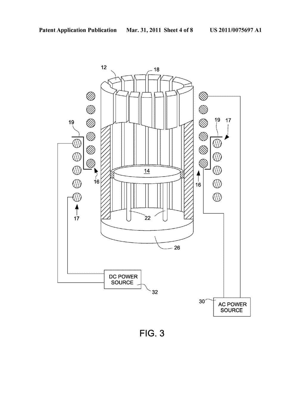 Cold Crucible Induction Furnace with Eddy Current Damping - diagram, schematic, and image 05