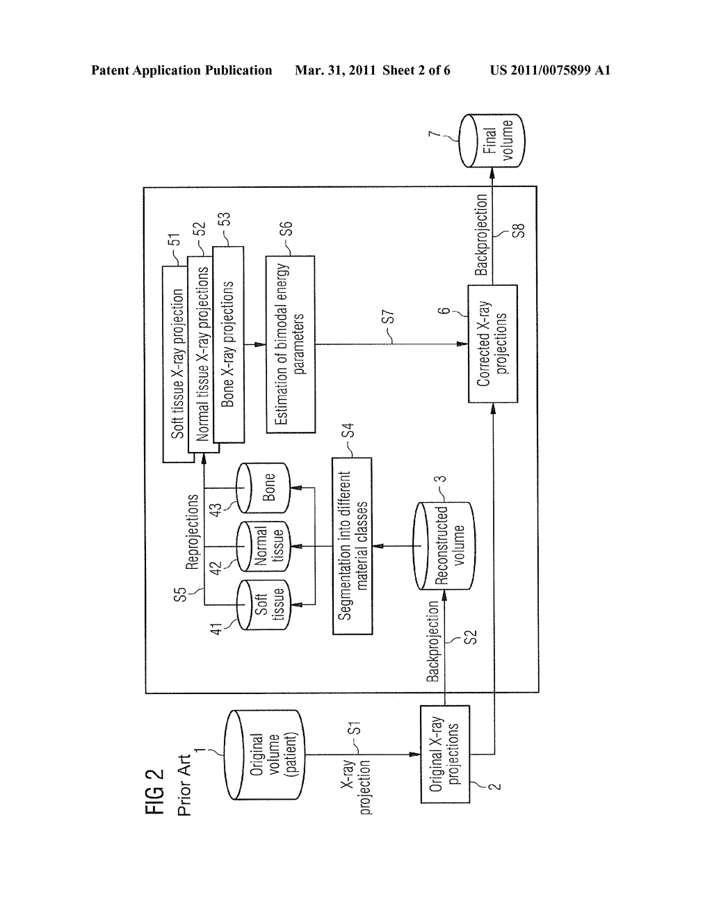 Efficient correction of polychromy effects in image reconstruction - diagram, schematic, and image 03