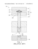 MOLD WITH EJECTION MECHANISM diagram and image