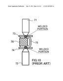 CURRENT CARRYING BLOCK FOR RESISTANCE WELDING, AND METHOD FOR MANUFACTURING SEALED BATTERY AND SEALED BATTERY EACH USING THE CURRENT CARRYING BLOCK diagram and image