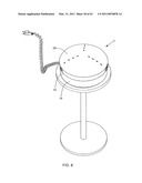 ELECTRICAL POWER SUPPLYING DEVICE HAVING A LOWER DECK HOUSING REGION FOR CONTAINING AND CONCEALING A PLURALITY OF ELECTRICAL POWER ADAPTERS ASSOCIATED WITH A PLURALITY OF ELECTRICAL APPLIANCES, AND AN UPPER DECK HOUSING REGION FOR SUPPORTING A RING-LIKE POWER ASSE diagram and image