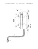 Wall-mountable electrical power supplying device having a ring-like structure for receiving the power plugs and/or power adapters associated with a plurality of electrical appliances, and a housing containing and concealing the same during power supply operations diagram and image