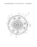 Wall-mountable electrical power supplying device having a ring-like structure for receiving the power plugs and/or power adapters associated with a plurality of electrical appliances, and a housing containing and concealing the same during power supply operations diagram and image