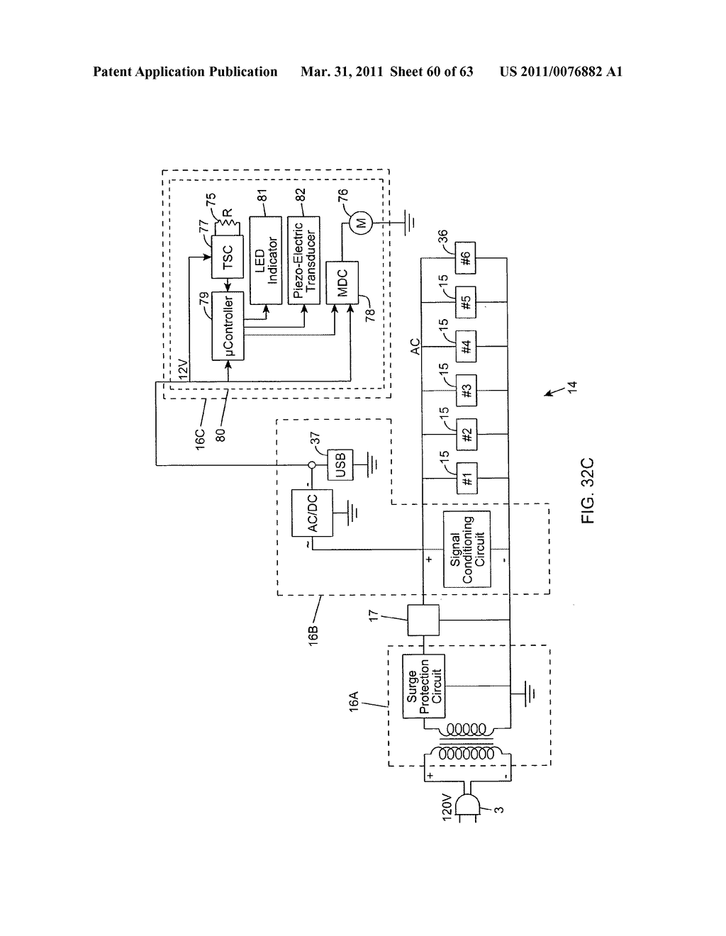 Wall-mountable electrical power supplying device having a ring-like structure for receiving the power plugs and/or power adapters associated with a plurality of electrical appliances, and a housing containing and concealing the same during power supply operations - diagram, schematic, and image 61