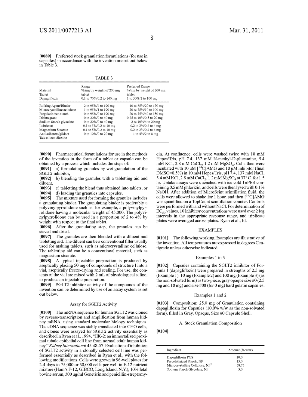 METHOD FOR TREATING AND PREVENTING KIDNEY STONES EMPLOYING AN SGLT2 INHIBITOR AND COMPOSITION CONTAINING SAME - diagram, schematic, and image 12