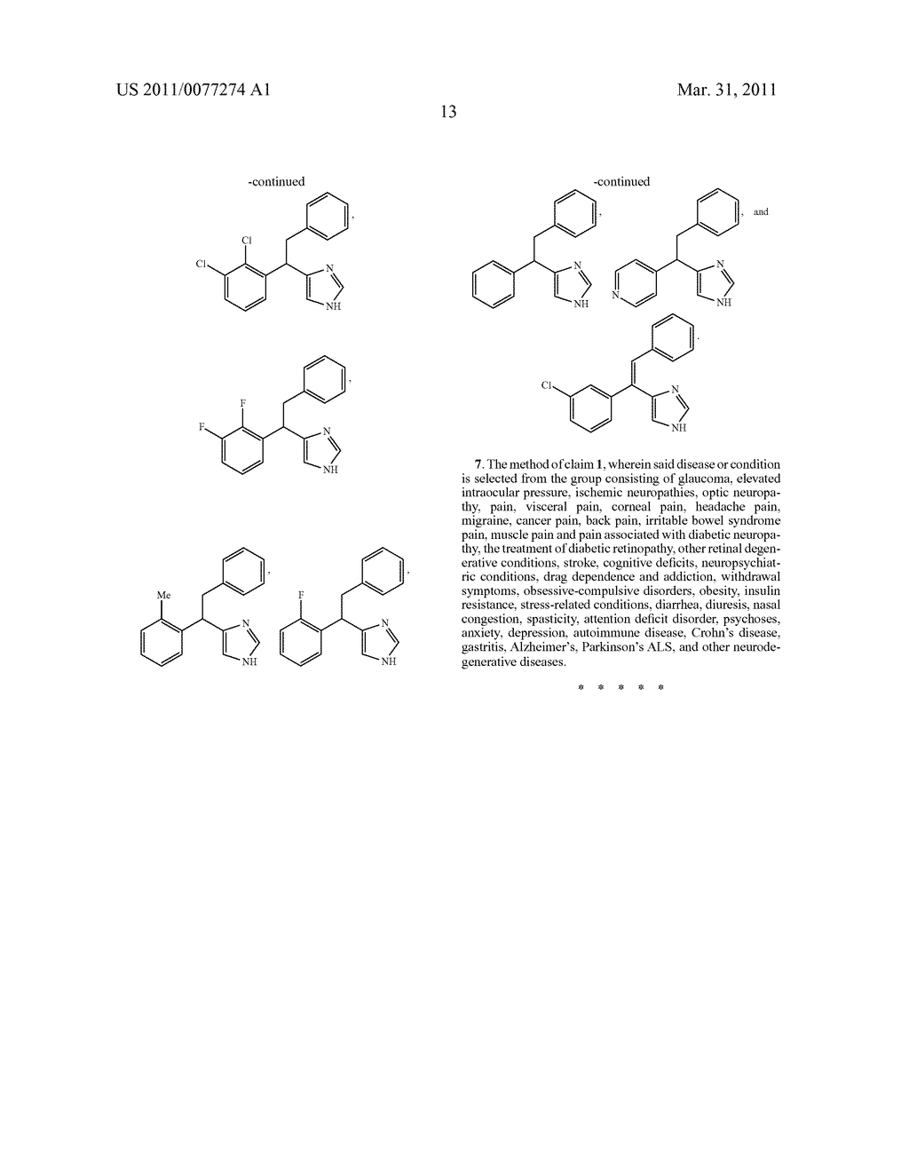 SUBSTITUTED-ARYL-2-PHENYLETHYL-1H-IMIDAZOLE COMPOUNDS AS SUBTYPE SELECTIVE MODULATORS OF ALPHA 2B AND/OR ALPHA 2C ADRENERGIC RECEPTORS - diagram, schematic, and image 14