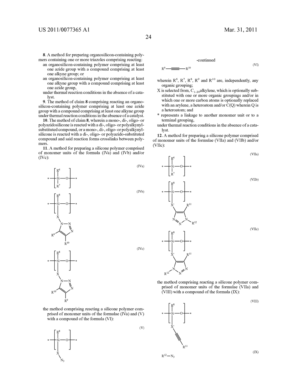 PREPARATION OF ORGANOSILICON-CONTAINING TRIAZOLES - diagram, schematic, and image 27