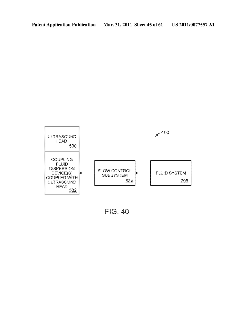 MEDICAL ULTRASOUND DEVICE WITH LIQUID DISPENSING DEVICE COUPLED TO A THERAPY HEAD - diagram, schematic, and image 46