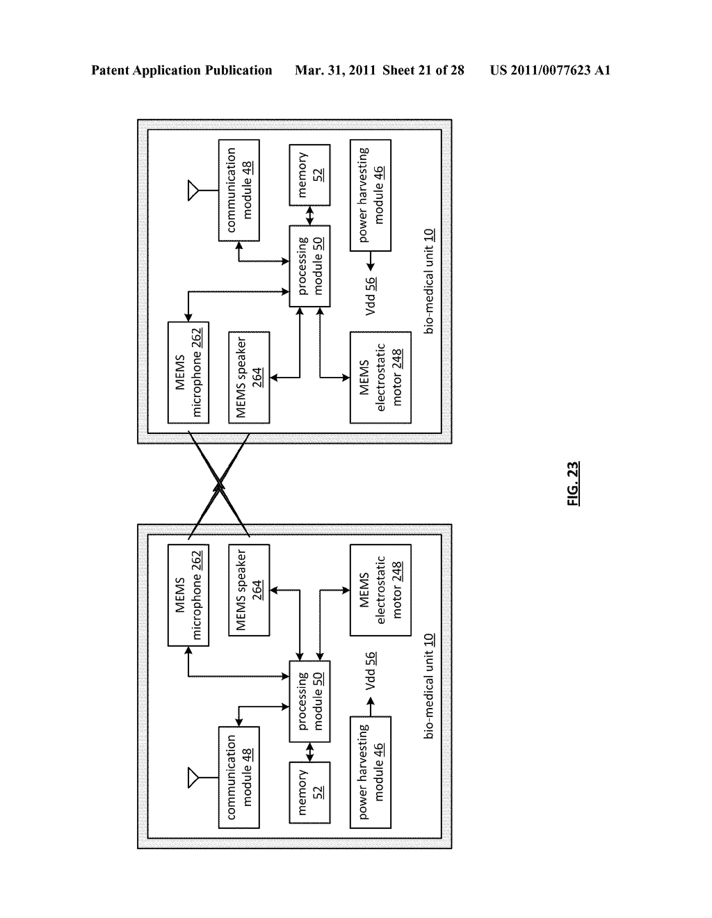 IMPLANTABLE BIO-MEDICAL UNIT WITH ELECTRO-MECHANICAL FUNCTION - diagram, schematic, and image 22