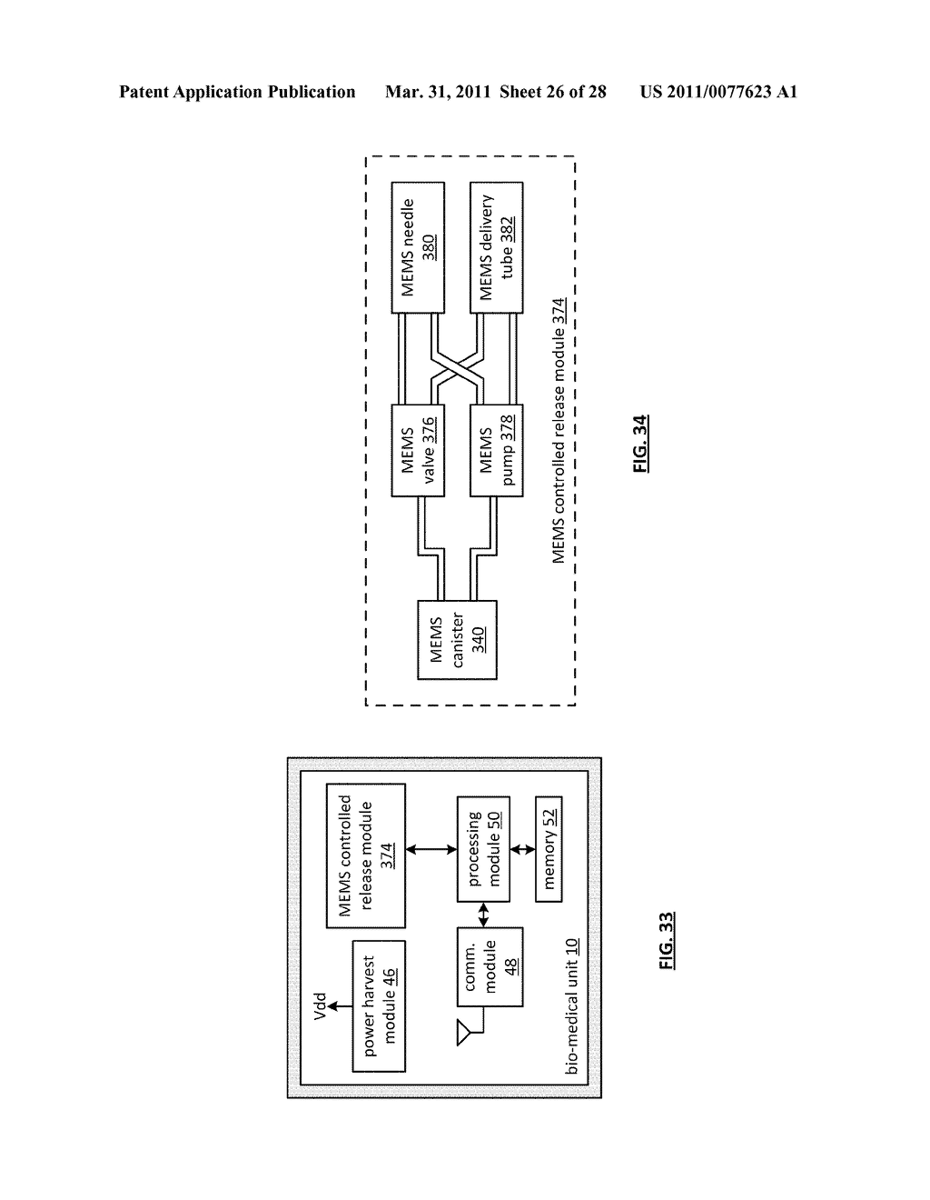 IMPLANTABLE BIO-MEDICAL UNIT WITH ELECTRO-MECHANICAL FUNCTION - diagram, schematic, and image 27