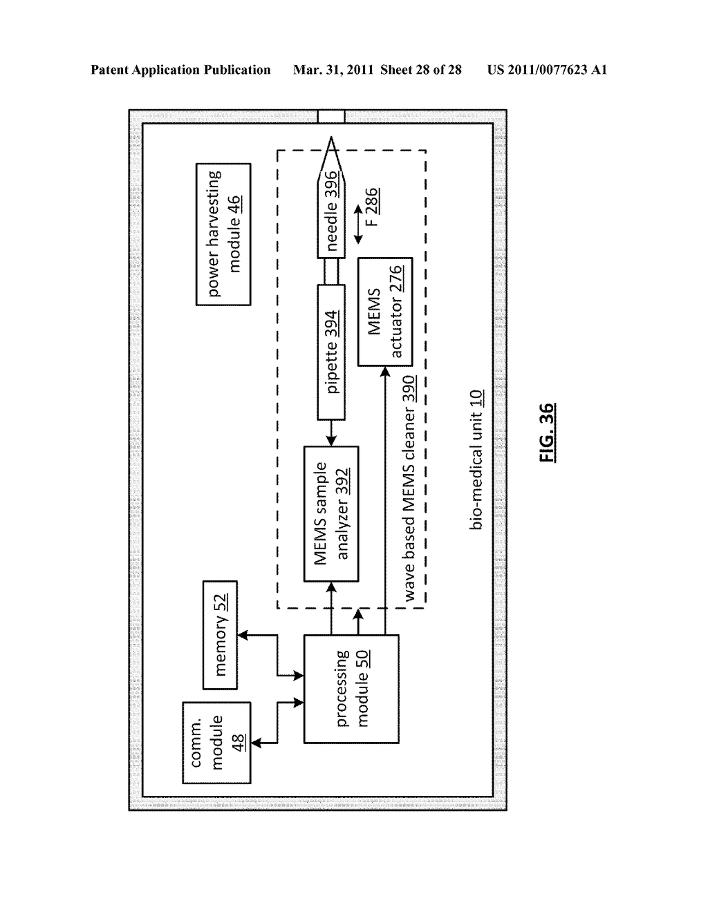 IMPLANTABLE BIO-MEDICAL UNIT WITH ELECTRO-MECHANICAL FUNCTION - diagram, schematic, and image 29