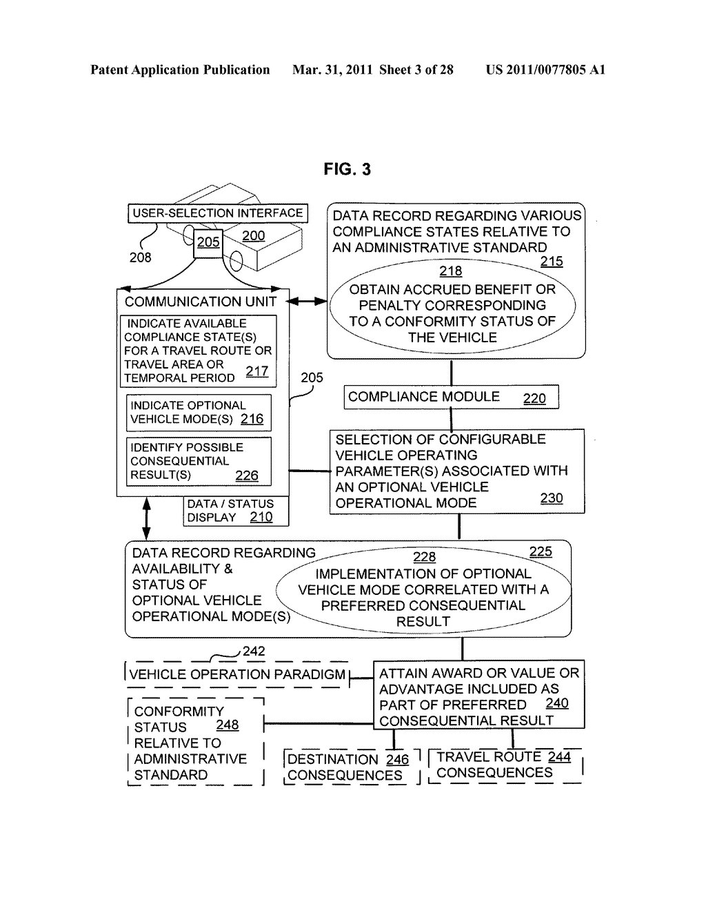 Selective implementation of an optional vehicle mode - diagram, schematic, and image 04