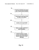 METHOD FOR STORING MEDIA CAPTURED USING A PORTABLE ELECTRONIC DEVICE diagram and image